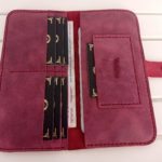 Tiena Bordo Çıtçıtlı Telefon Bölmeli Cüzdan