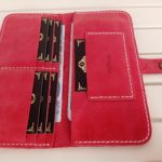 Frisko Pembe Çıtçıtlı Telefon Bölmeli Cüzdan