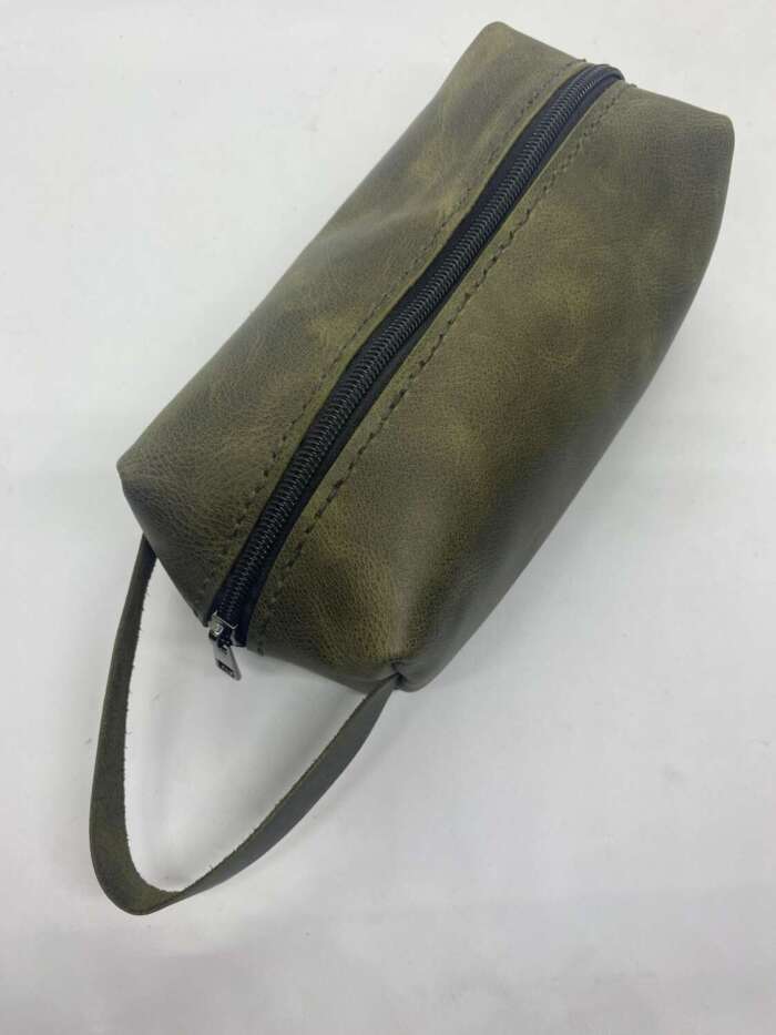 Haki Yeşili Payidar Dopp Kit Çanta - Görsel 3