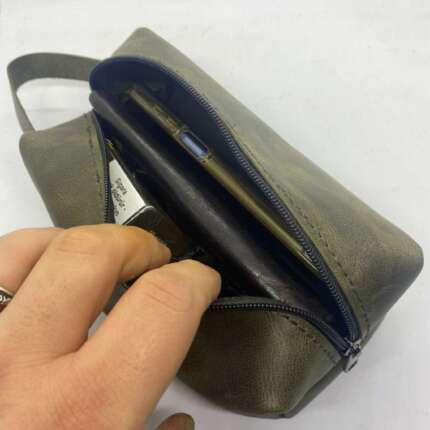 Haki Yeşili Payidar Dopp Kit Çanta