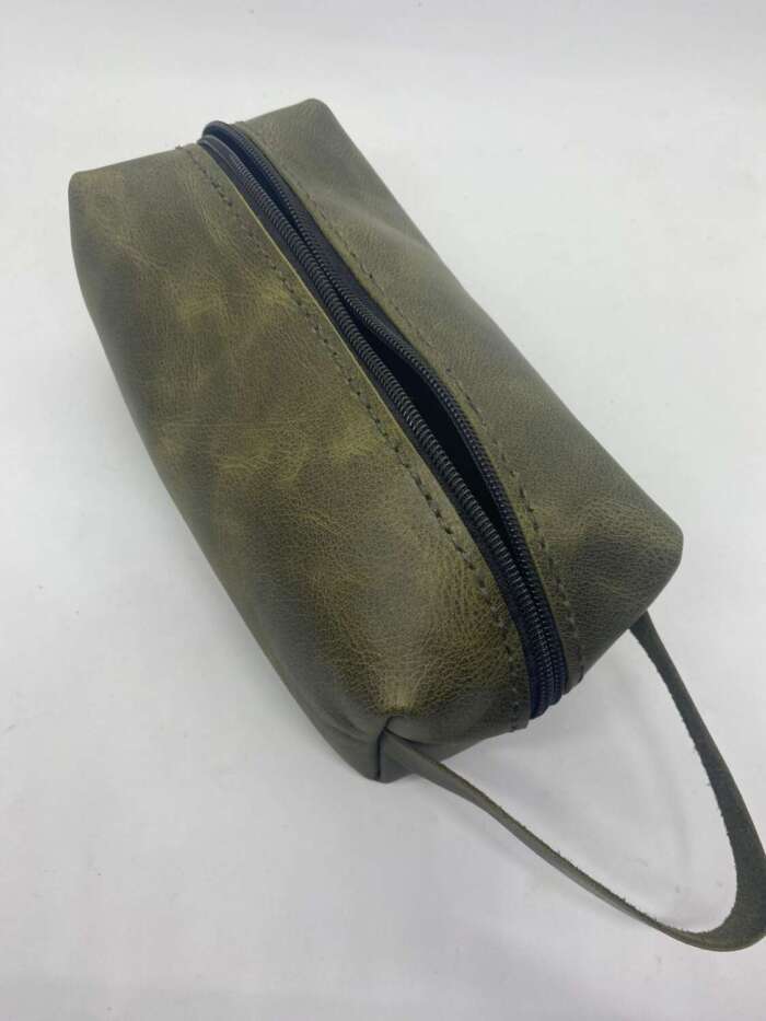 Haki Yeşili Payidar Dopp Kit Çanta - Görsel 4